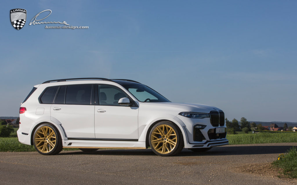 BMW X7 par Lumma Design : profil