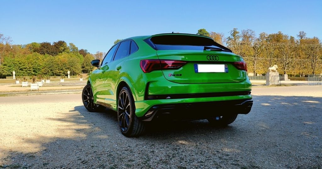 Audi RS Q3 Sportback 3/4 arrière