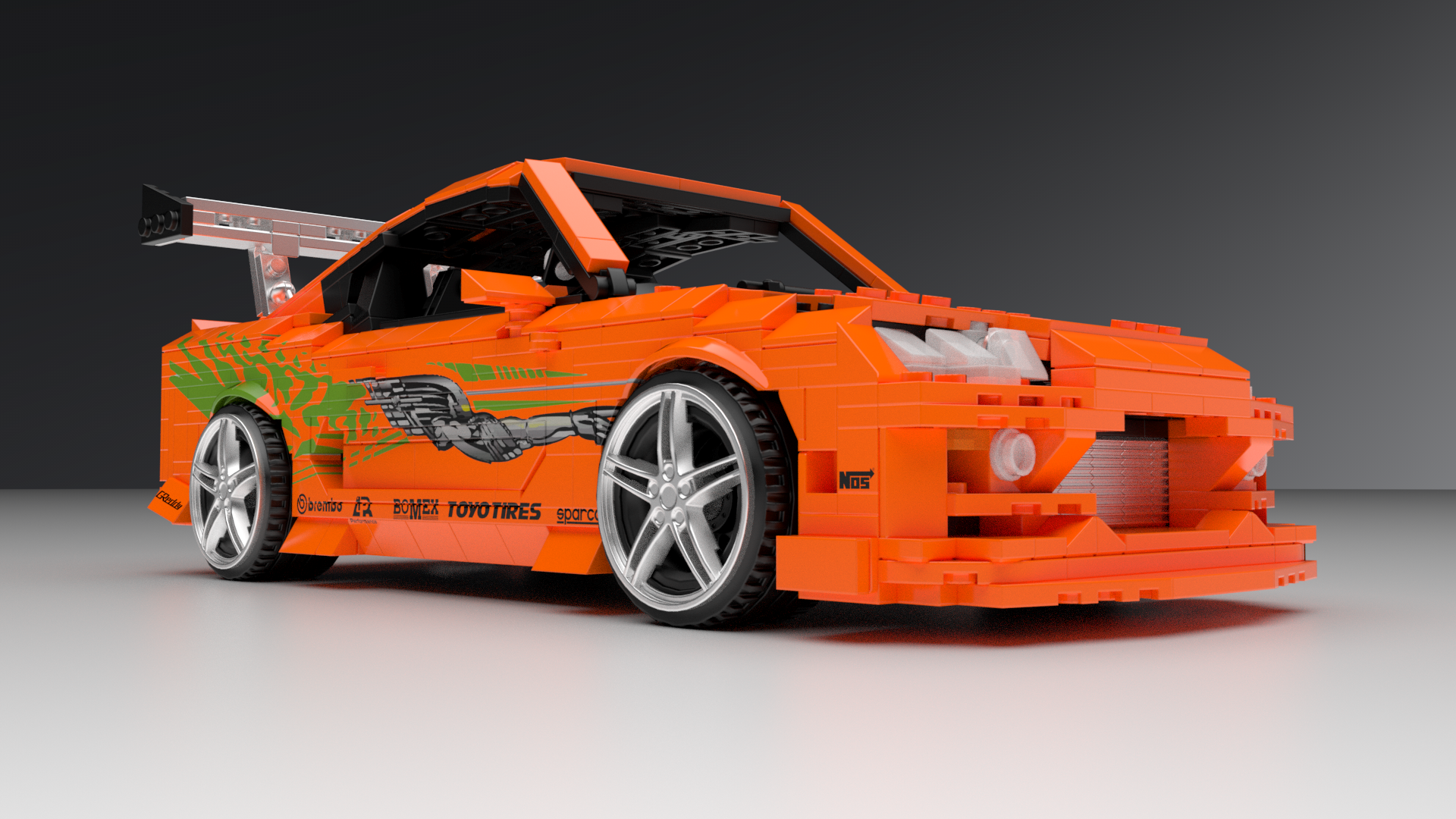 La Toyota Supra Mk4 orange de Fast and Furious existe en LEGO !