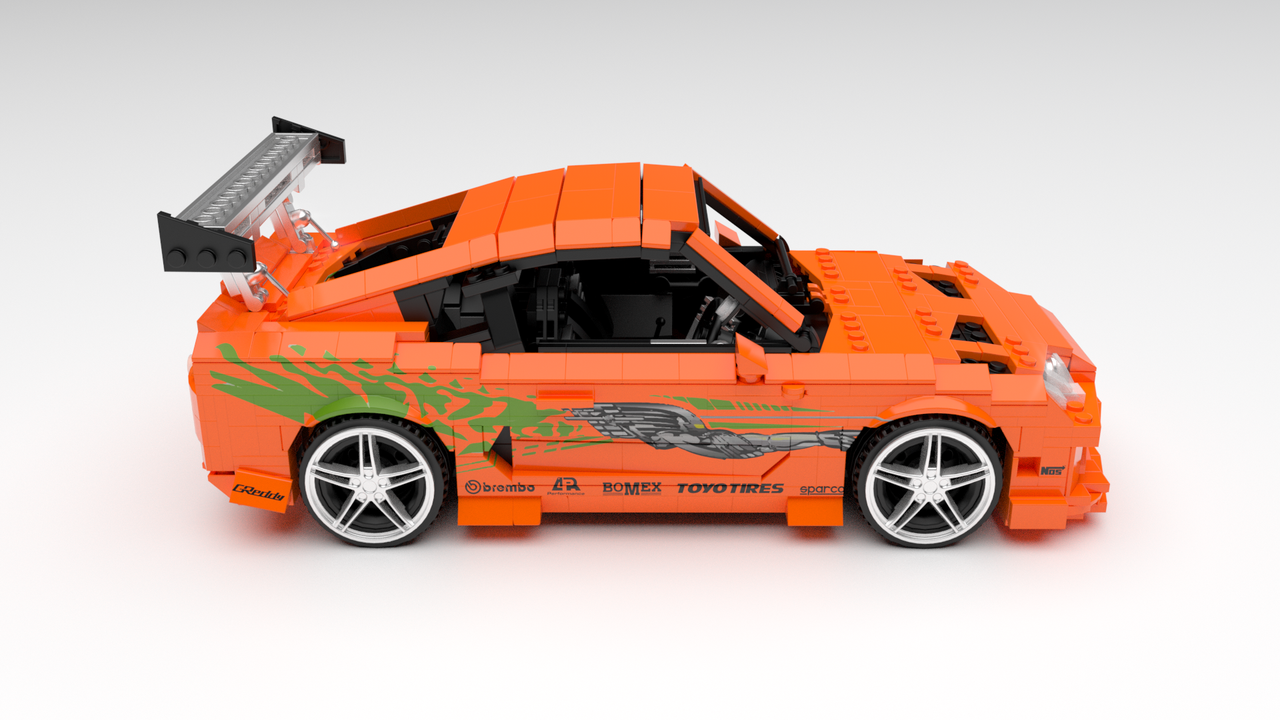 La Toyota Supra Mk4 orange de Fast and Furious existe en LEGO !