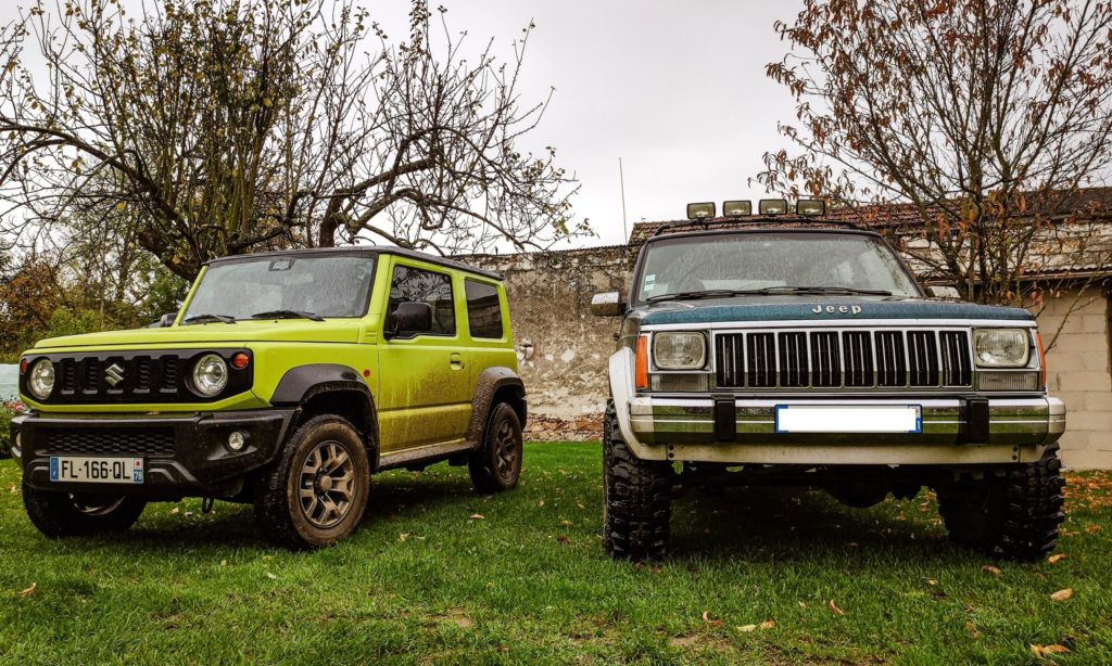 Suzuki Jimny et Jeep Cherokee