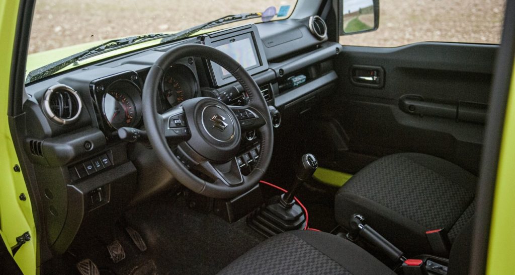 L'intérieur du Suzuki Jimny 