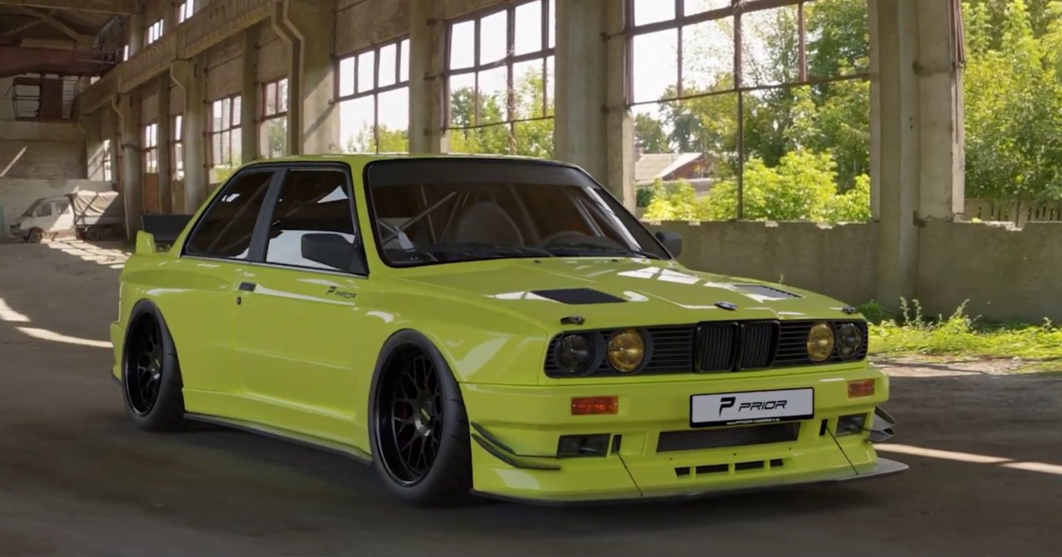 Prior Design un kit très musclé pour la BMW Série 3 e30