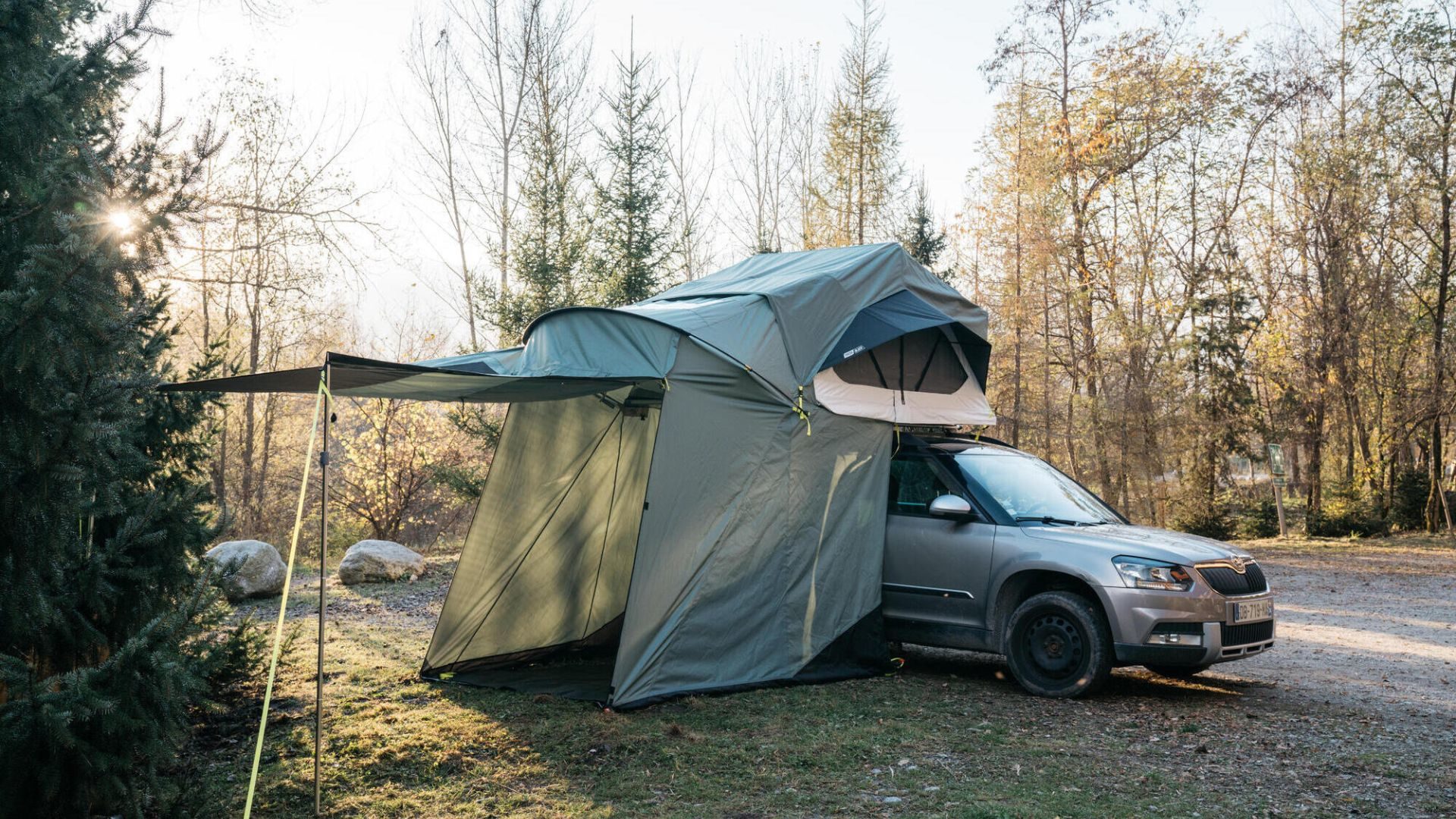 Decathlon lance une tente de toit pour toutes les voitures