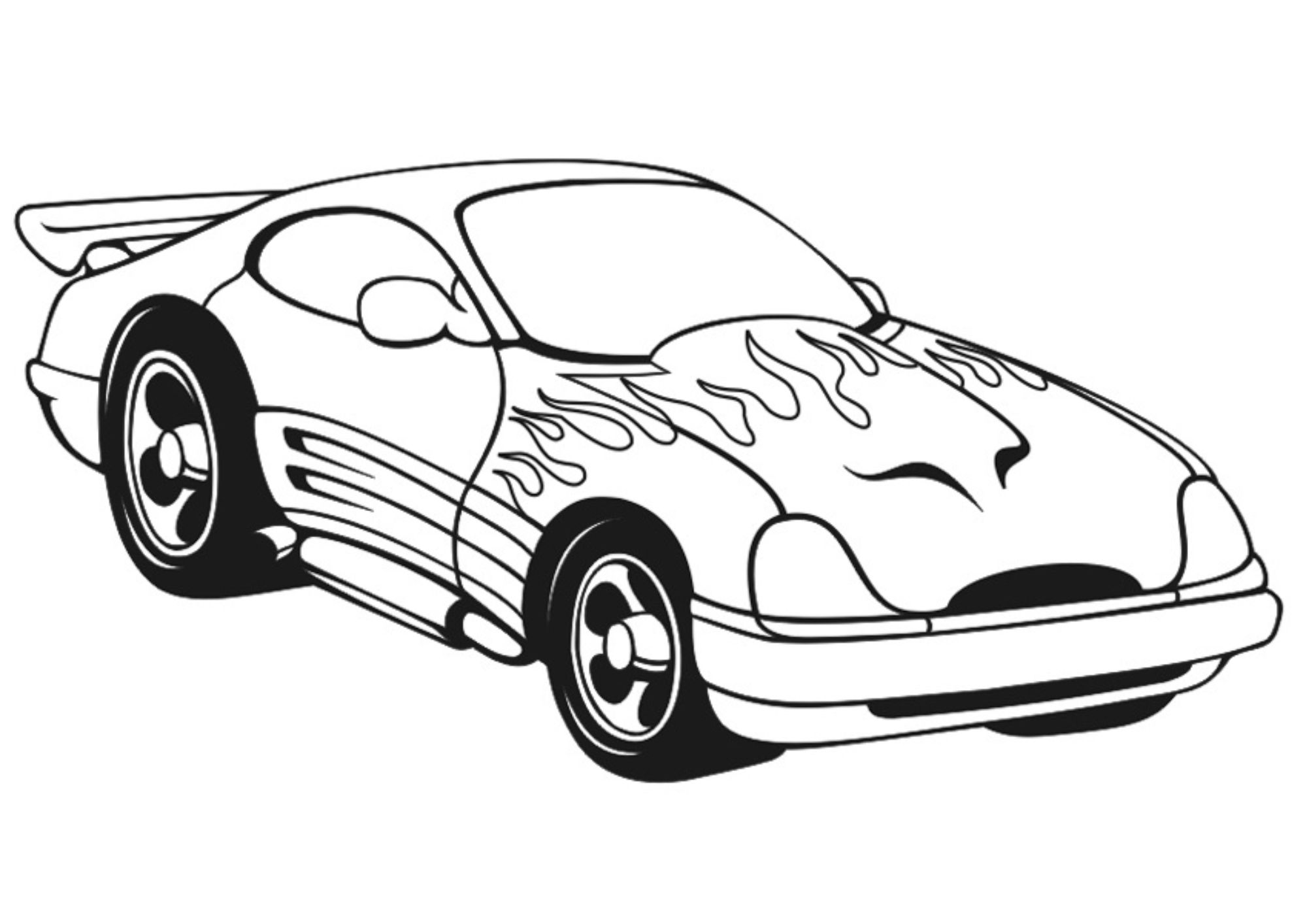 Coloriage Voitures Hot Wheels