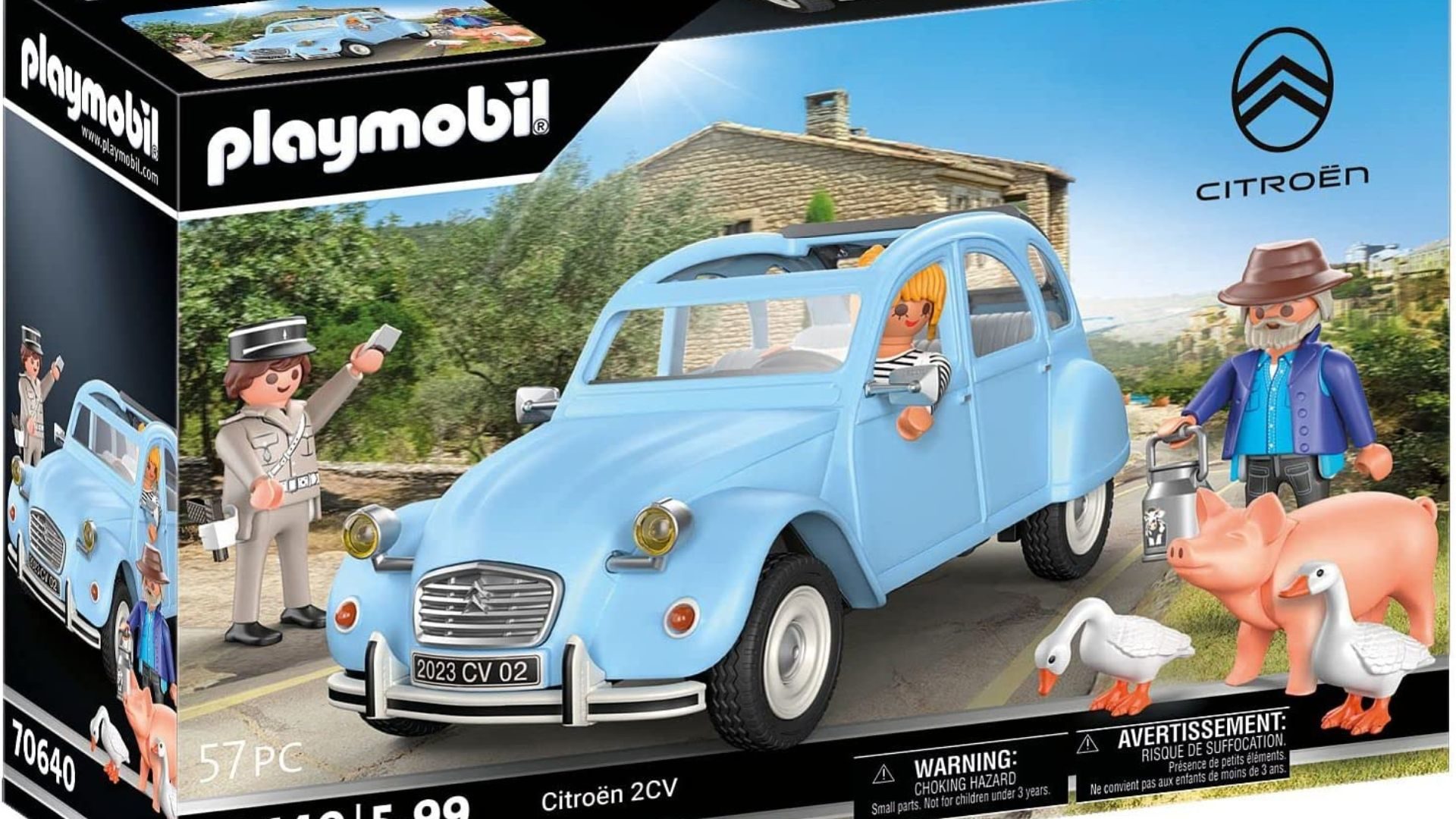 Citroën présente la Citroën 2CV PLAYMOBIL 